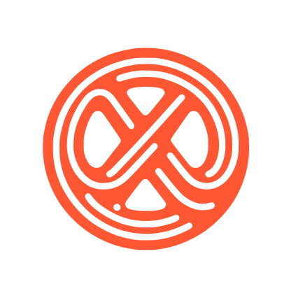 Circular Lines Eight Design #FF5733