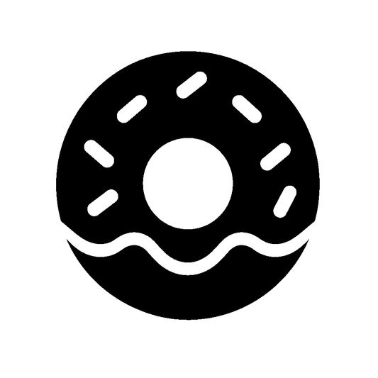 Donut with Sprinkles Logo