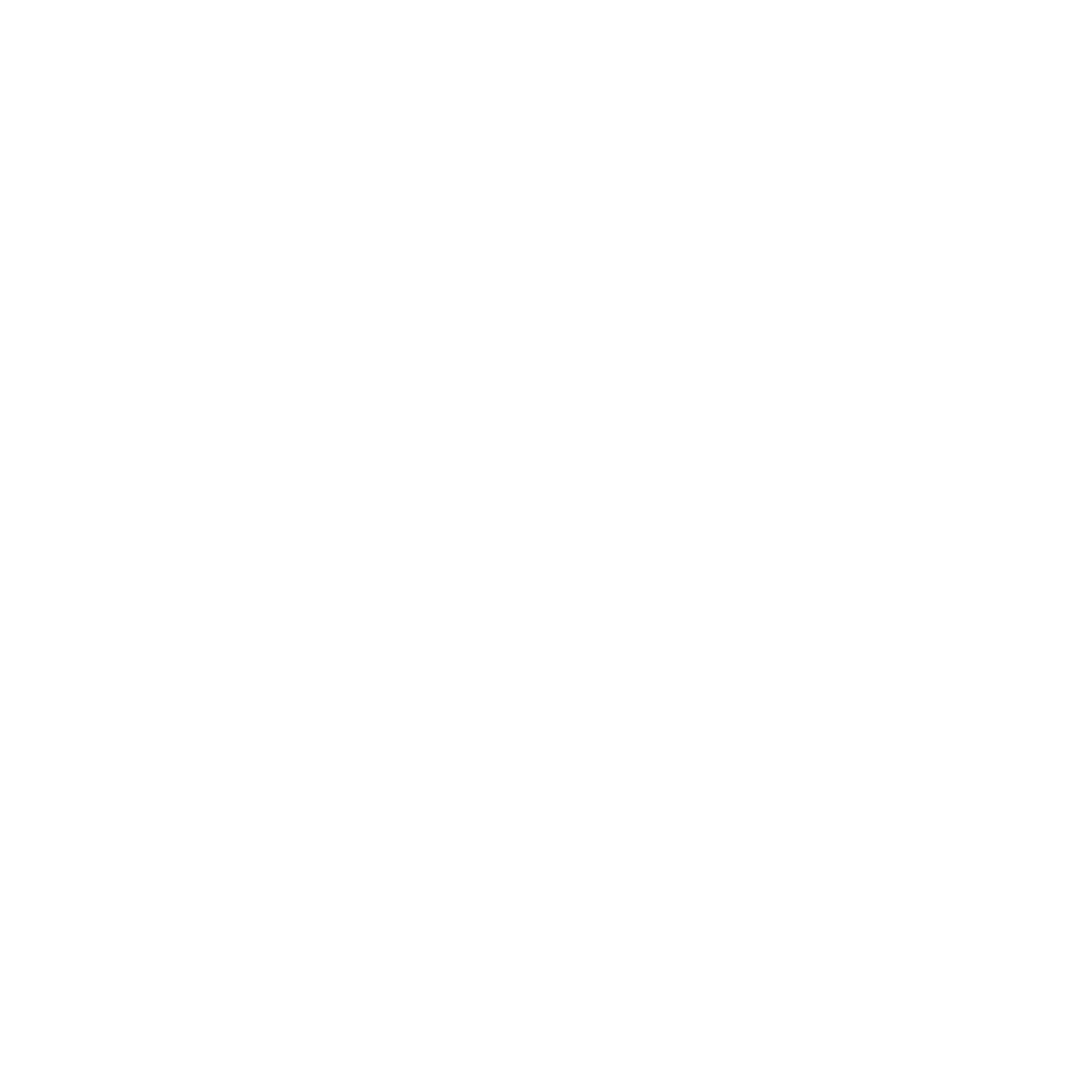 Glazed Donut Outline Logo #ffffff