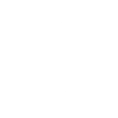 Glazed Donut Outline Logo #ffffff