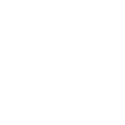 Donut Circle Badge Logo #ffffff