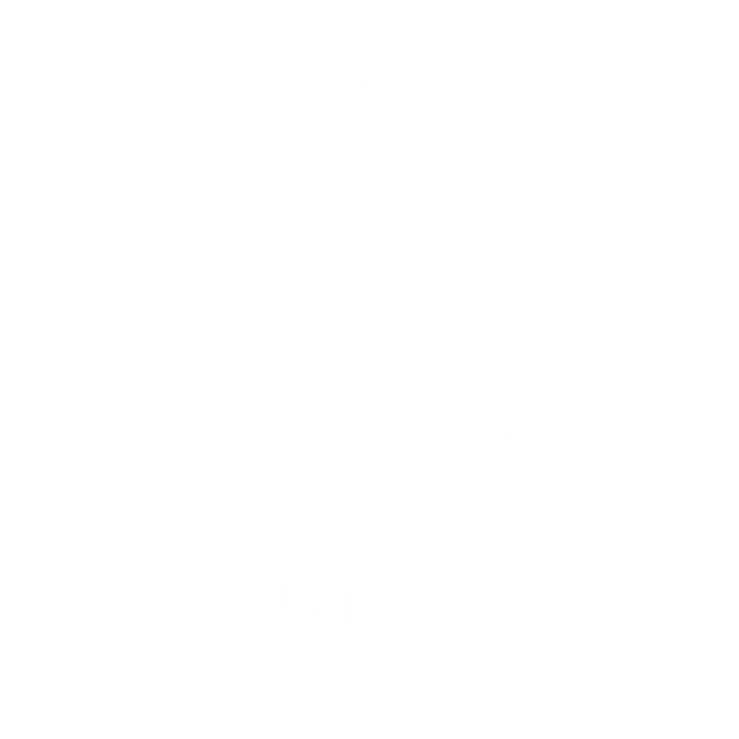 Art Deco Donut Logo #ffffff