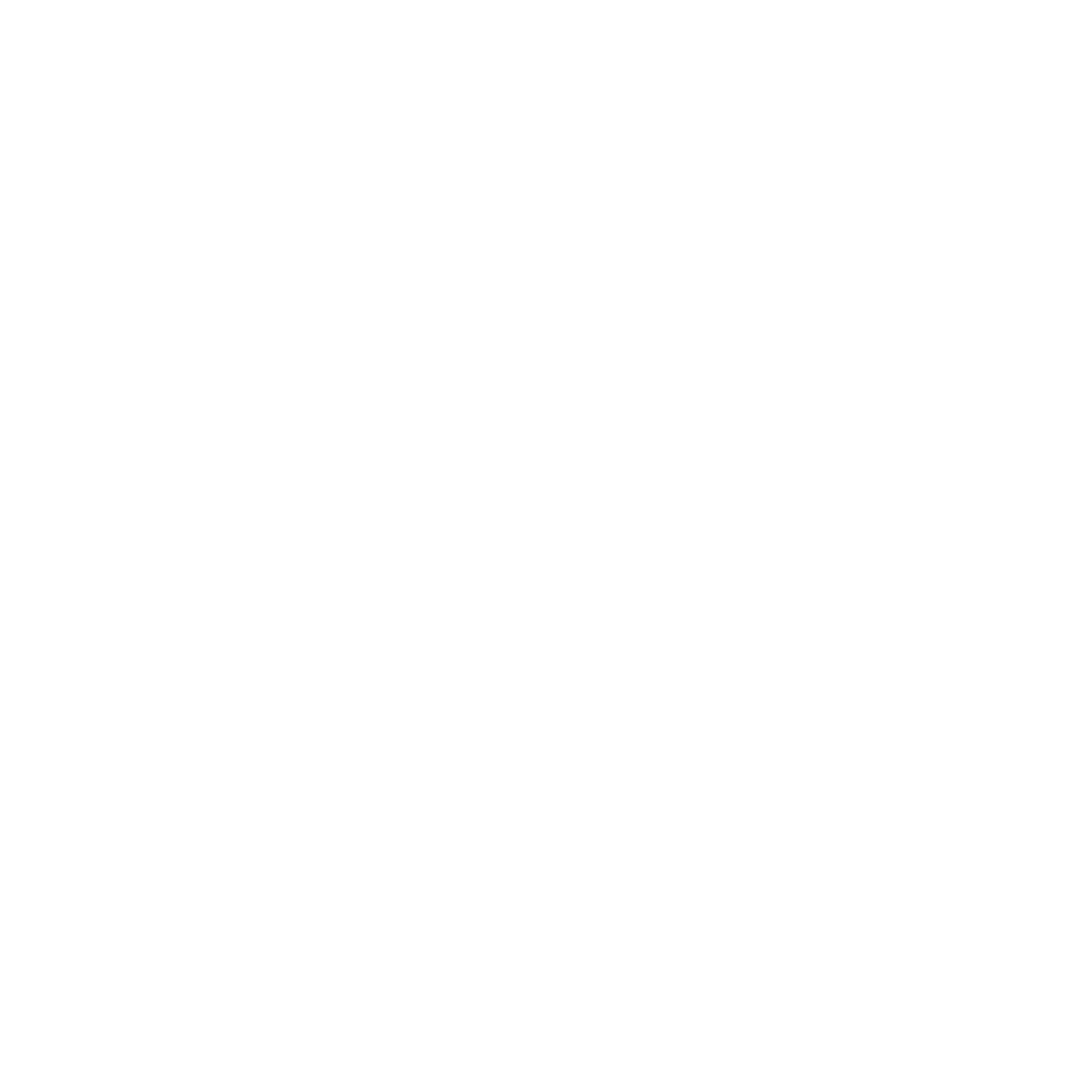 Art Deco Donut Logo #ffffff