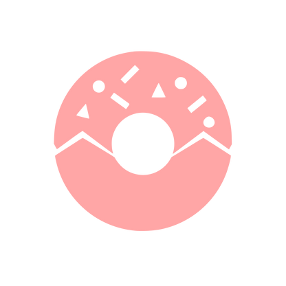 Sprinkle Donut Logo #ffa6a6