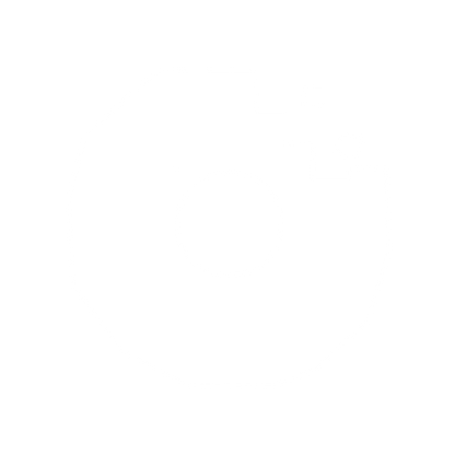 Pixel Bite Donut Logo #ffffff