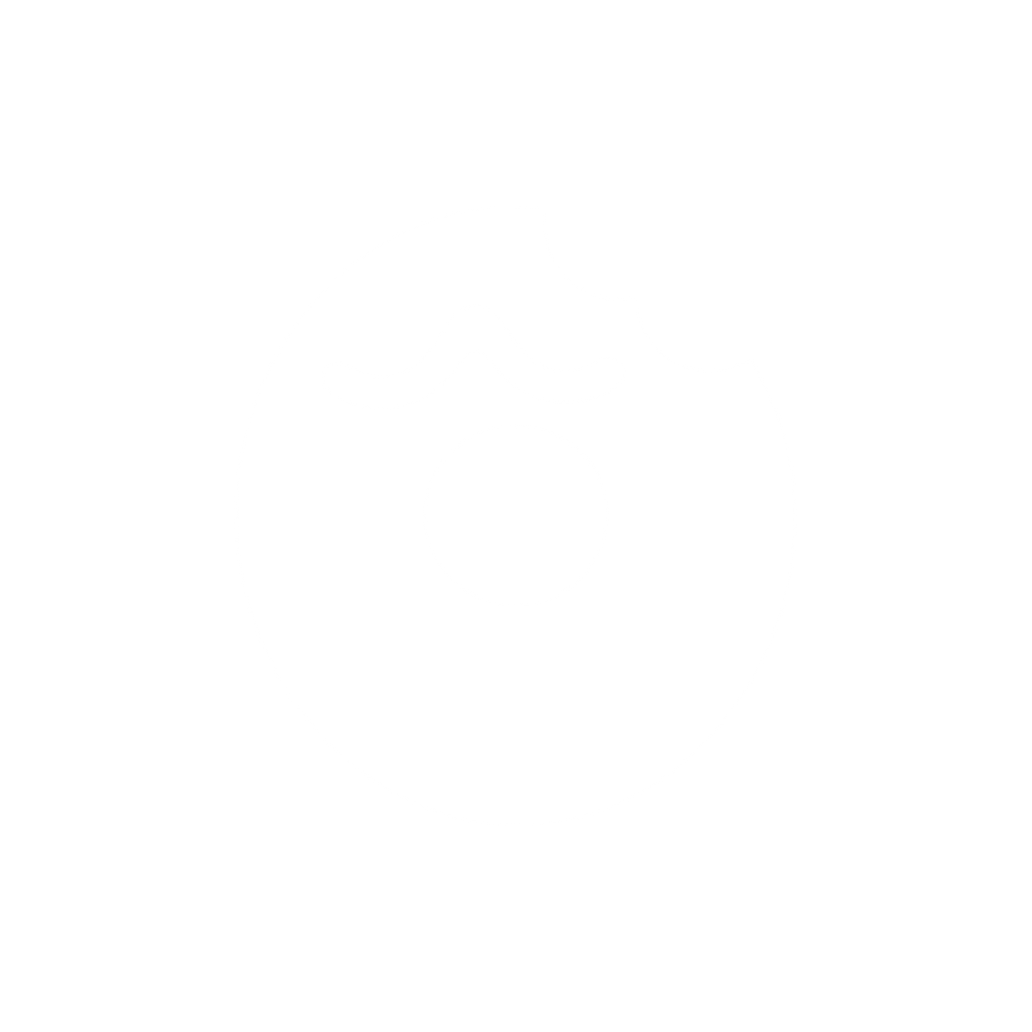 Bitten Donut with Frosting Logo #ffffff