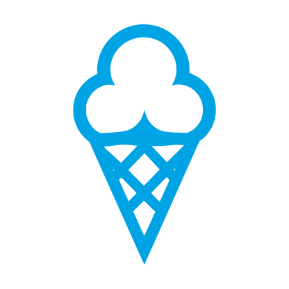 Ice Cream Cone Logo #00a3e4