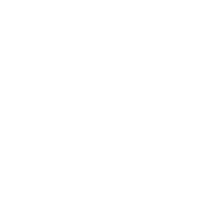 Ice Cream Cone Circle Logo #ffffff