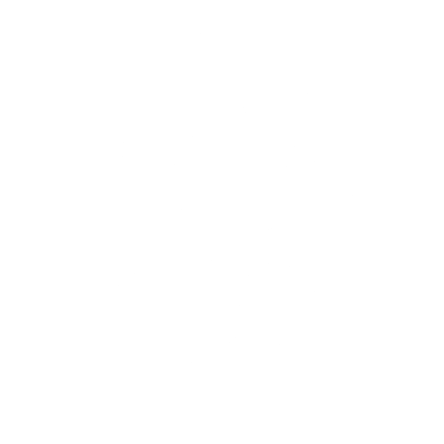 Art Deco Ice Cream Cone Logo #ffffff