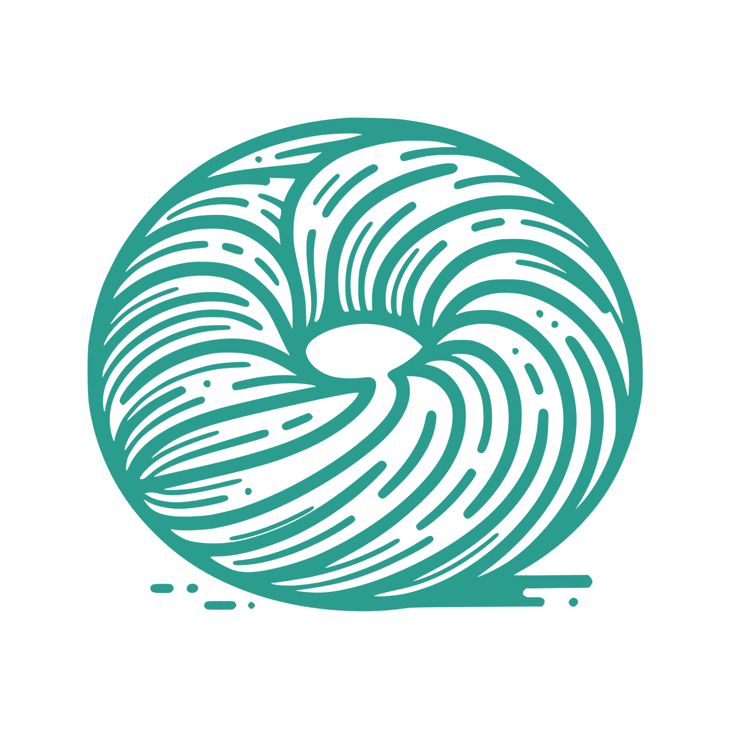 Line Donut Logo #2A9D8F