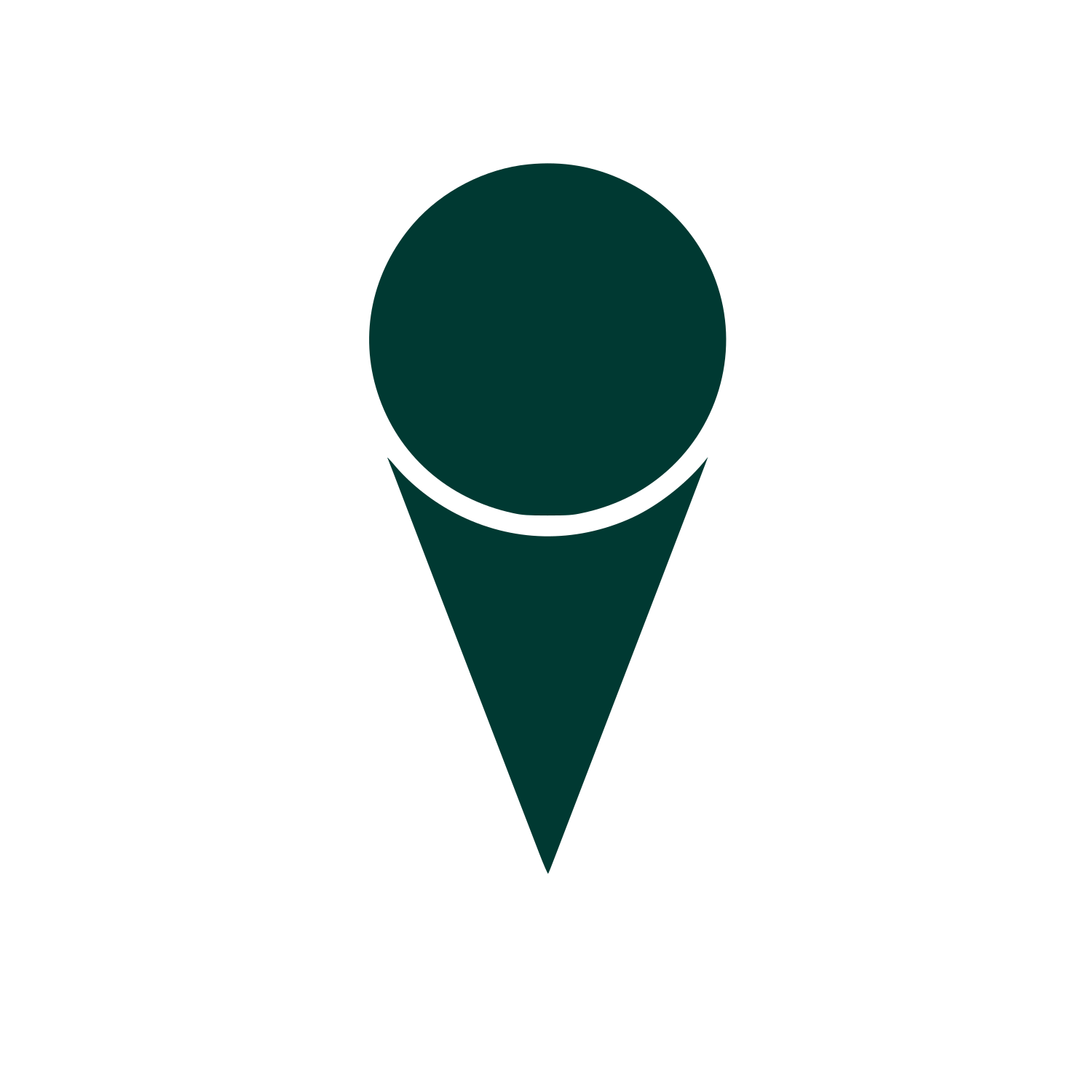 Ice Cream Cone Logo #003932