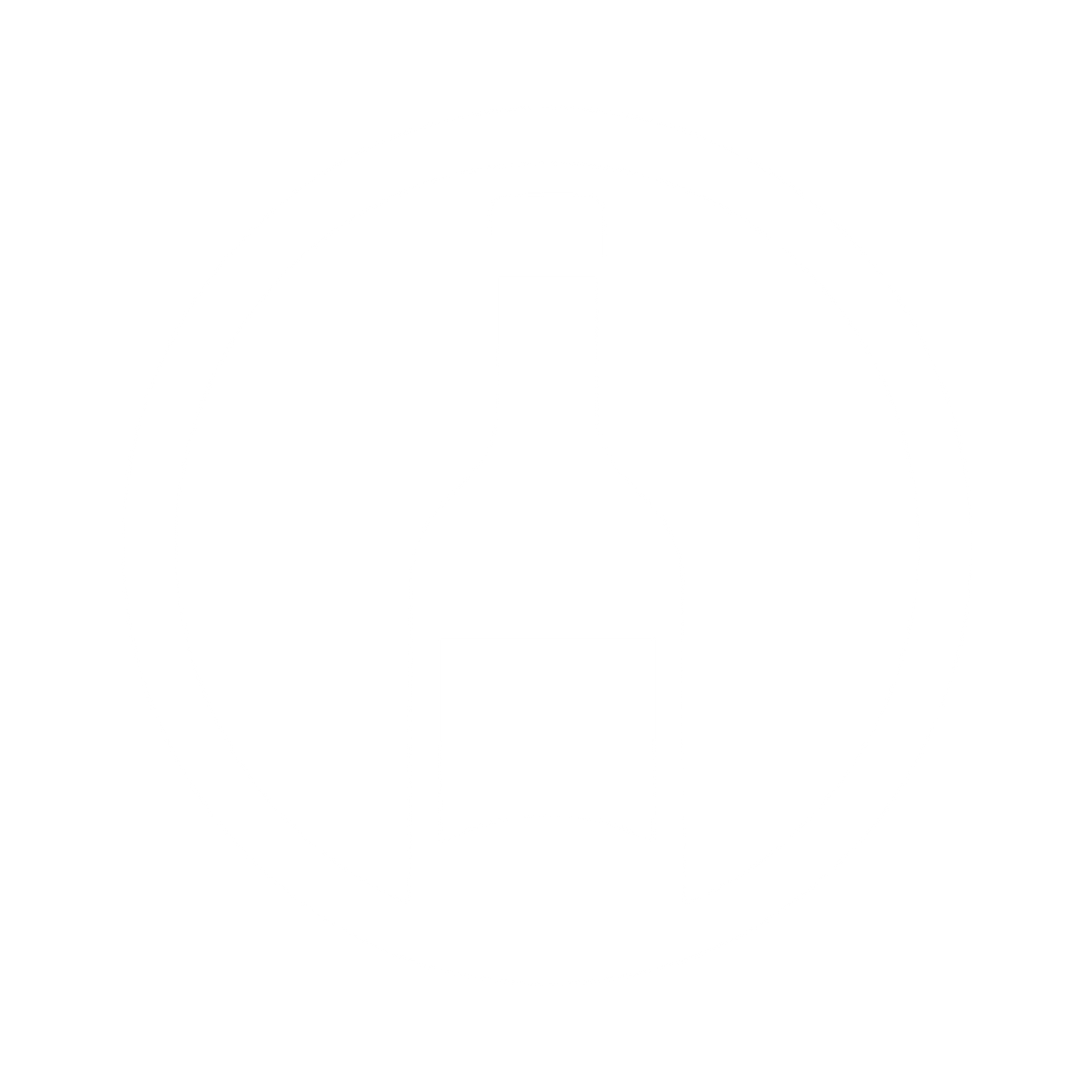 Wine Bottle Circle Logo #ffffff