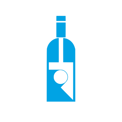 Wine Bottle Label Logo #00a3e4