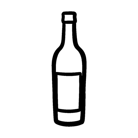 Wine Bottle Outline Logo