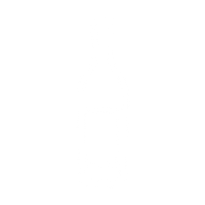 Wine Bottle Outline Logo #ffffff
