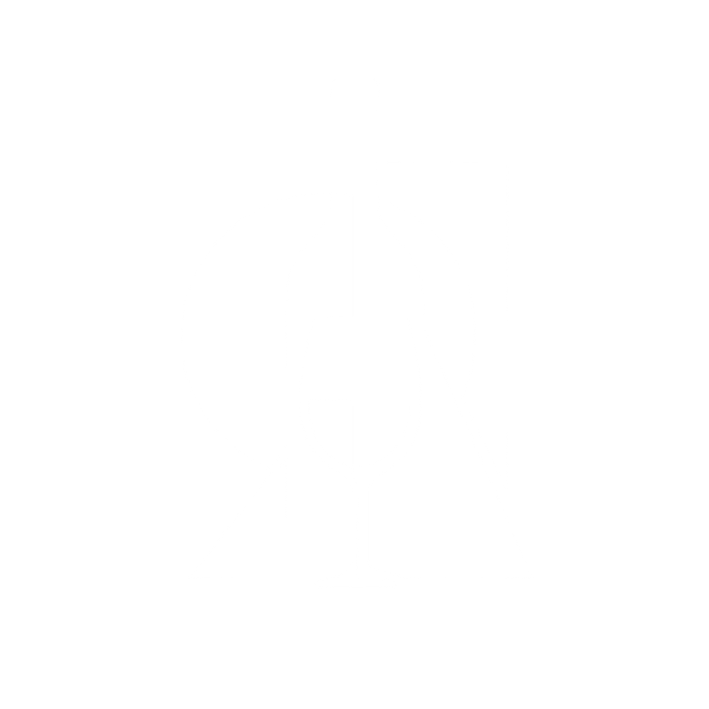 Wine Bottle and Glass Logo #ffffff