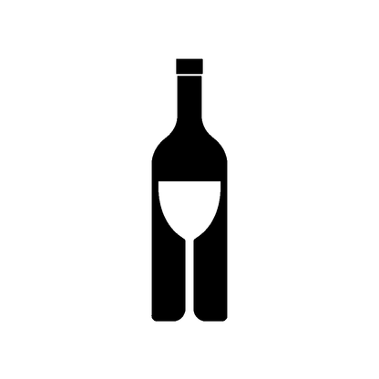 Wine Bottle Glass Logo