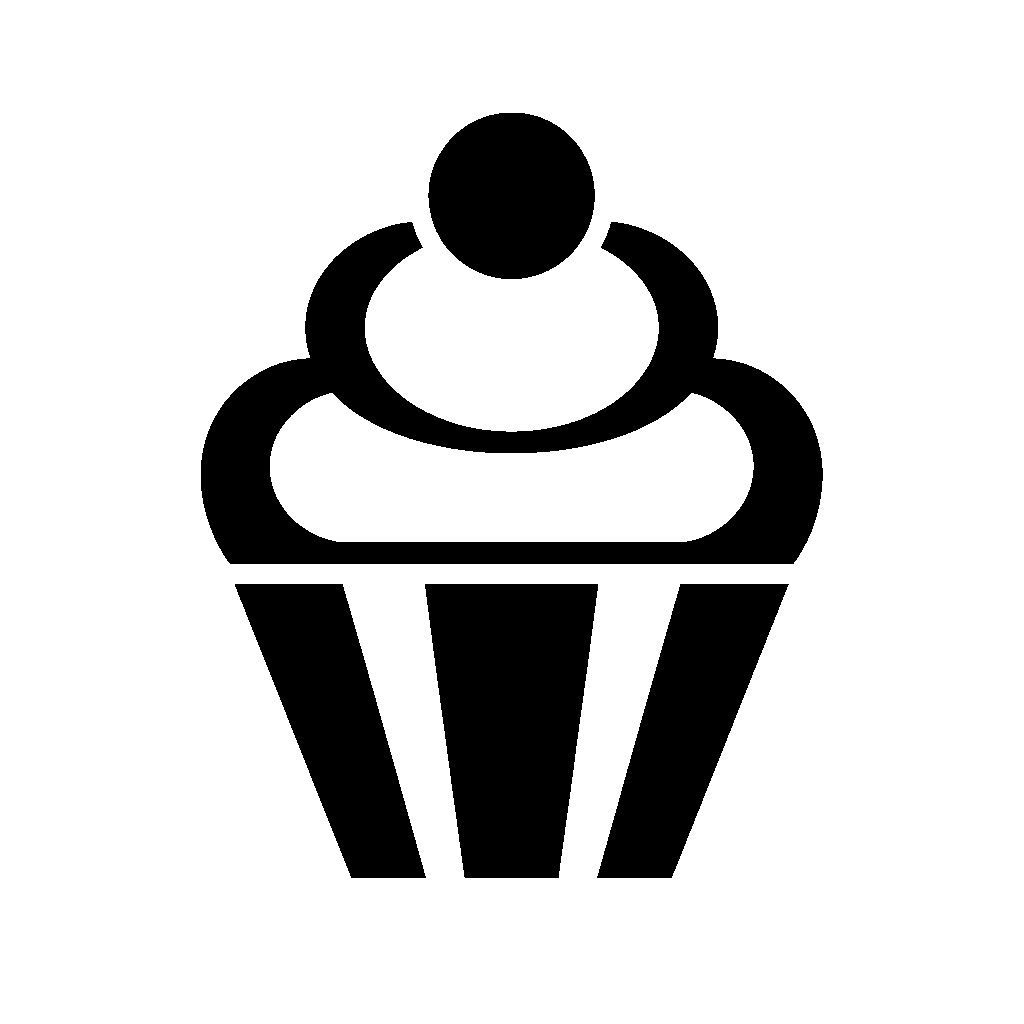 Cupcake with Cherry Logo
