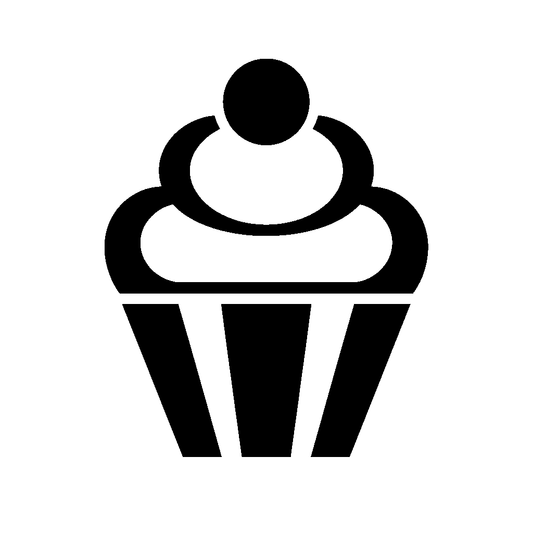 Cupcake with Cherry Logo