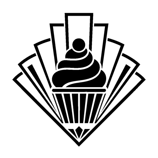 Art Deco Cupcake Logo