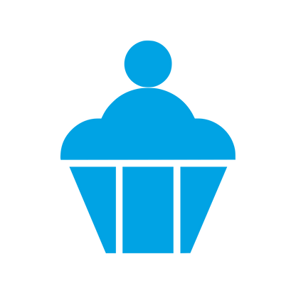 Cupcake Cherry Top Logo #00a3e4