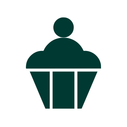 Cupcake Cherry Top Logo #003932