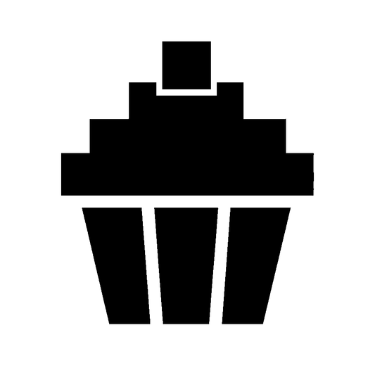 Pixel Cupcake Logo
