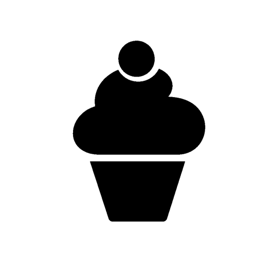 Cupcake with Cherry Logo