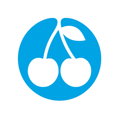 Cherry Circle Badge Logo #00a3e4