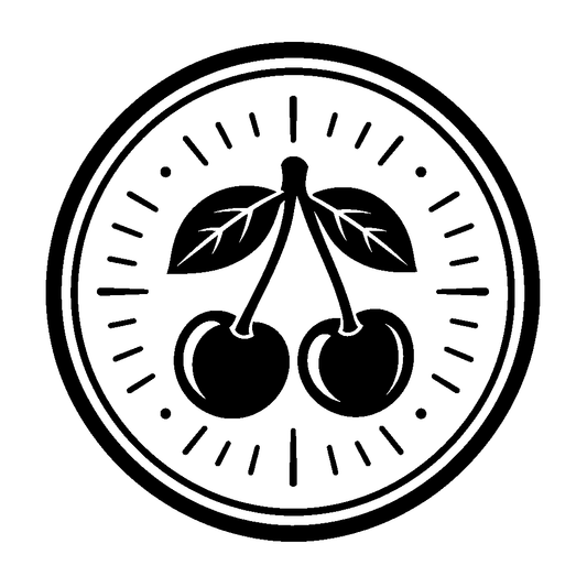 Cherry Pair Circle Logo