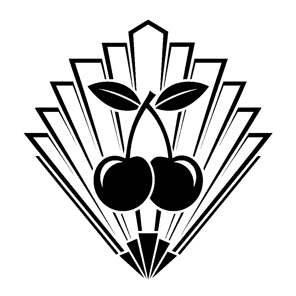 Art Deco Cherry Logo