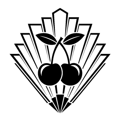 Art Deco Cherry Logo