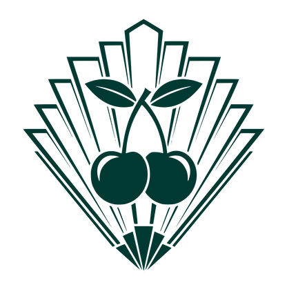Art Deco Cherry Logo #003932
