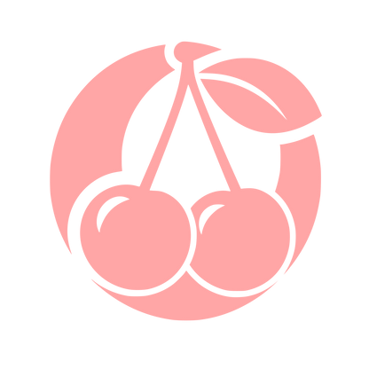Cherry Pair Circle Logo #ffa6a6