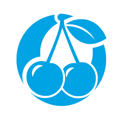 Cherry Pair Circle Logo #00a3e4