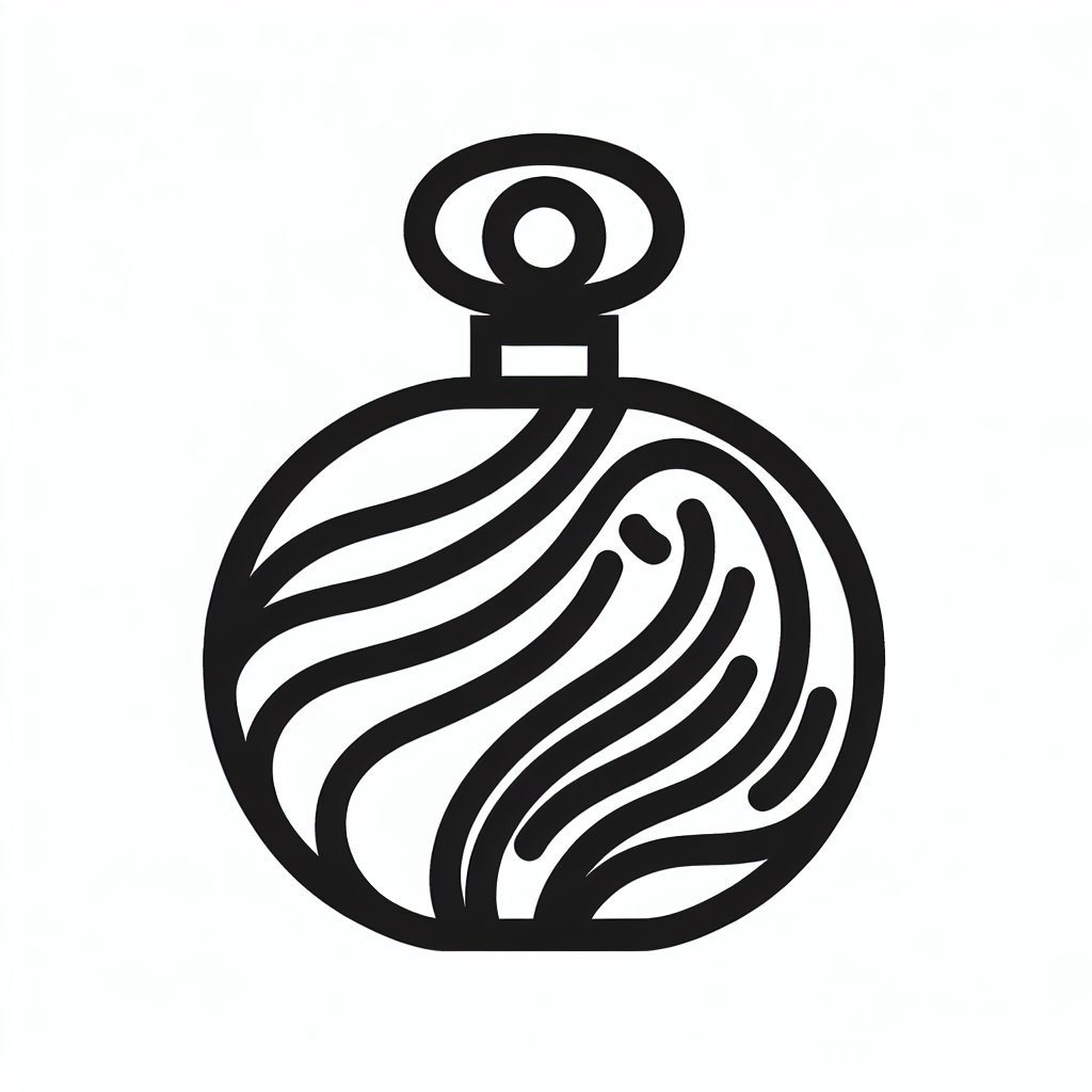 Line Perfume Bottle Logo