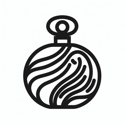 Line Perfume Bottle Logo