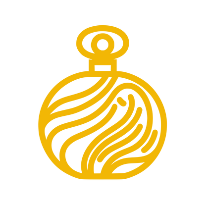 Line Perfume Bottle Logo #F2B705