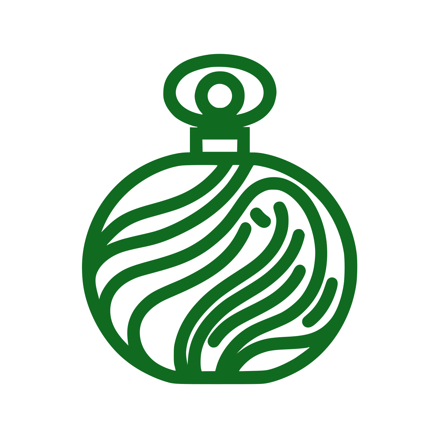 Line Perfume Bottle Logo #106B21