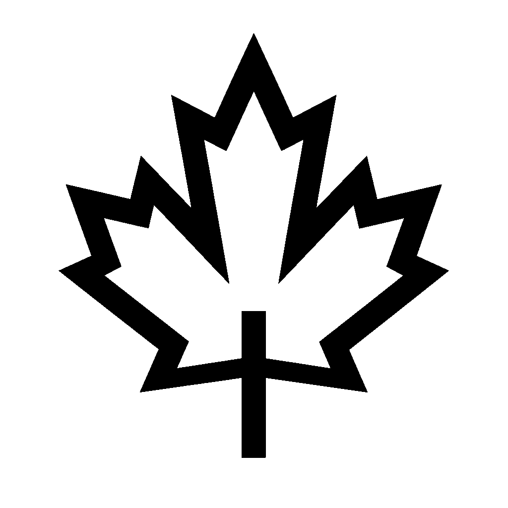 Maple Leaf Outline Logo