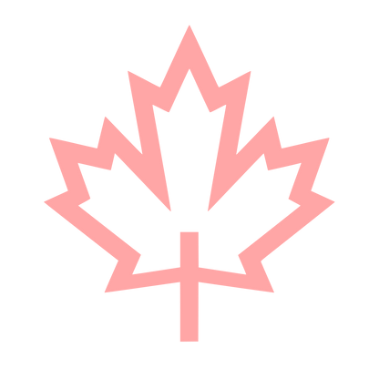 Maple Leaf Outline Logo #ffa6a6
