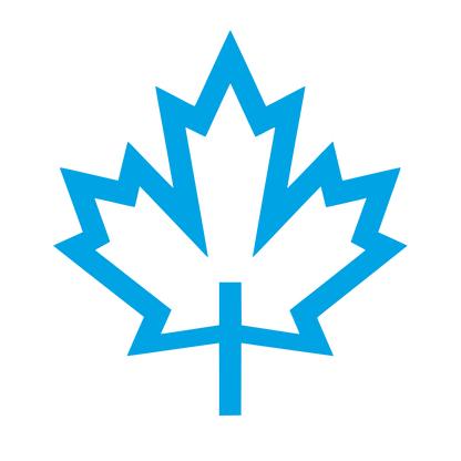 Maple Leaf Outline Logo #00a3e4