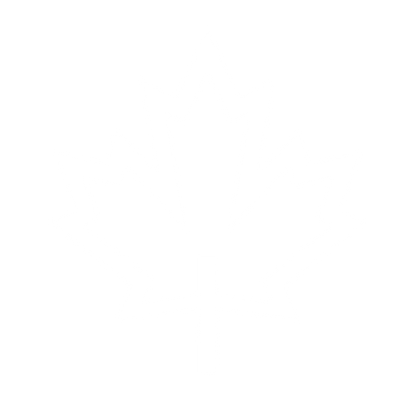 Maple Leaf Outline Logo #ffffff