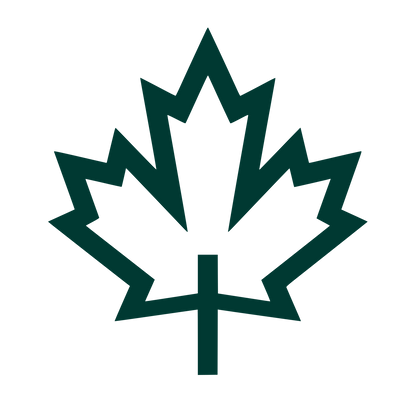 Maple Leaf Outline Logo #003932
