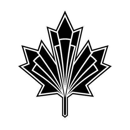 Art Deco Maple Leaf Logo