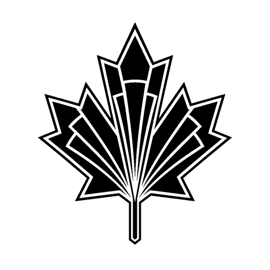 Art Deco Maple Leaf Logo