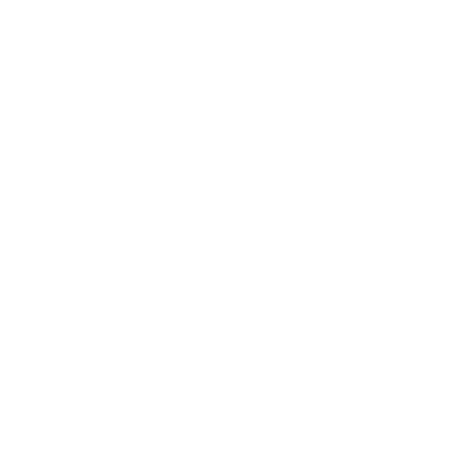 Art Deco Maple Leaf Logo #ffffff