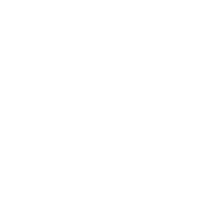 Geometric Maple Leaf Logo #ffffff