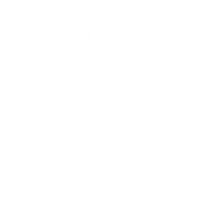 Pixel Maple Leaf Logo #ffffff