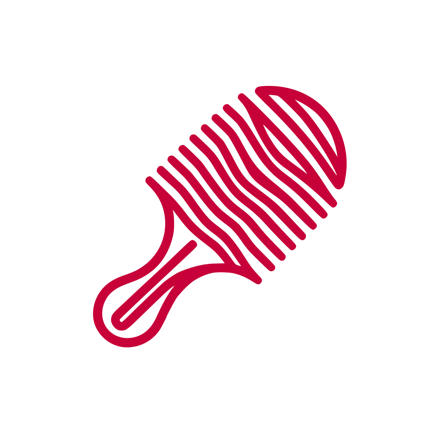 Line Comb Logo #C70039
